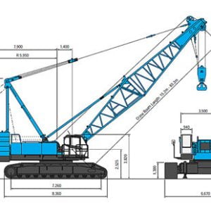 XE CẨU KOBELCO 180 TẤN CKE1800-1F