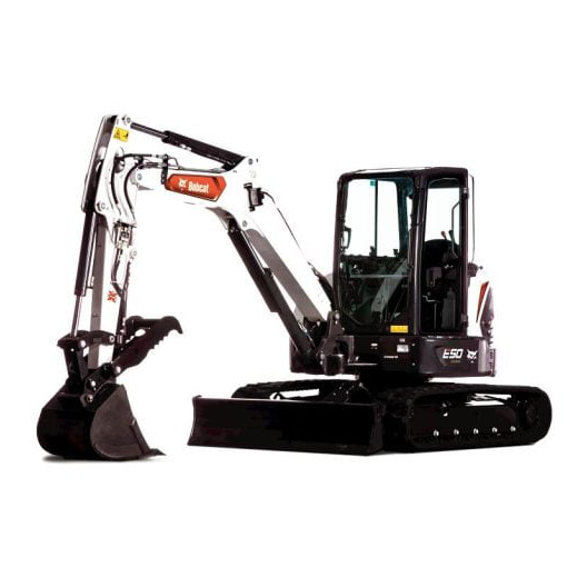 CHO THUÊ XE XÚC ĐÀO BÁNH XÍCH MINI BOBCAT E50Z