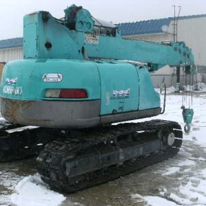 CHO THUÊ XE CẨU BÁNH XÍCH MINI 4.9 TẤN KOBELCO CK90UR