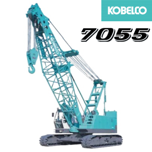 CHO THUÊ XE CẨU BÁNH XÍCH 55 TẤN KOBELCO 7055-3F